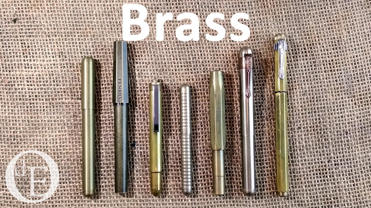 Brass pens - Collection overview
