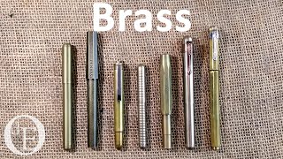 Brass pens - Collection overview