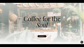 Premium Coffee Shop Website