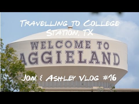 Travel day to College Station, TX- Jon & Ashley Vlog #16