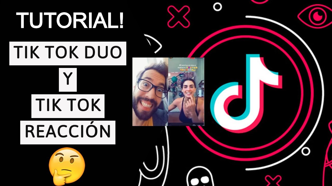Cómo hacer vídeo DUO o REACCIÓN en TIK TOK🌗/ vídeo con otra persona en