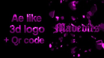 AE LIKE 3D LOGO VIDEOSTAR QR CODE PRESET // MadEdits