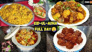 EID UL ADHA FULL DAY RECIPE | Kheeri Recipe | Tahari Recipe | Tikiya Recipe | Nehari Recipe | ZMK😍 screenshot 2