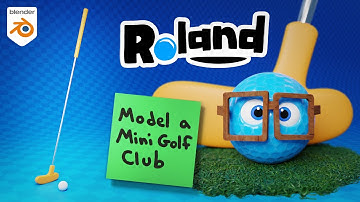 Create a Mini Golf Club in Blender in 12 Minutes!