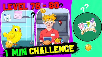 DOP 3 [ Displace One Part ] One Min Challenge Level 76 - 80 Walkthrough #shorts #ytshorts