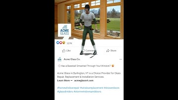 Pattern Interrupt 3D Video Ads - Glass Repair - Baseball Player #Shorts