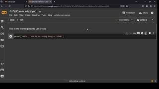 Learn how to use Google Colab for Python Coding