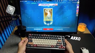 New keyboard from AKKO + Full gameplay Valorant POV screenshot 4