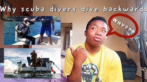 learn why scuba divers fall backwards | Backwards from the boat for PADI | Educational video