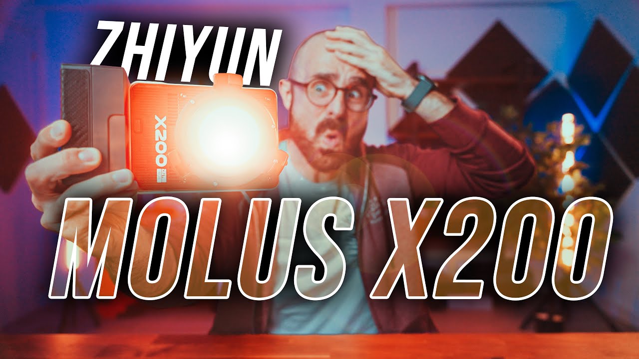 Zhiyun MOLUS X200 🔥 La LUZ LED más POTENTE y COMPACTA que he probado