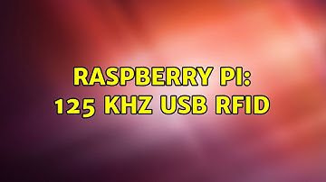Raspberry Pi: 125 kHz USB RFID (2 Solutions!!)
