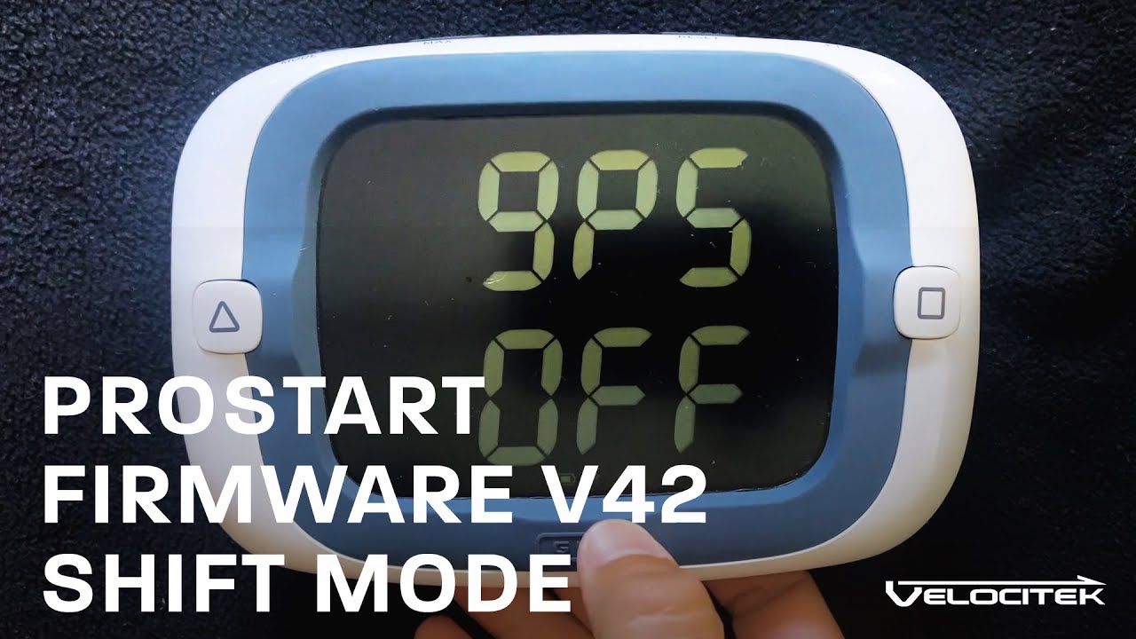 ProStart firmware v42 - SHIFT Mode and new timer options
