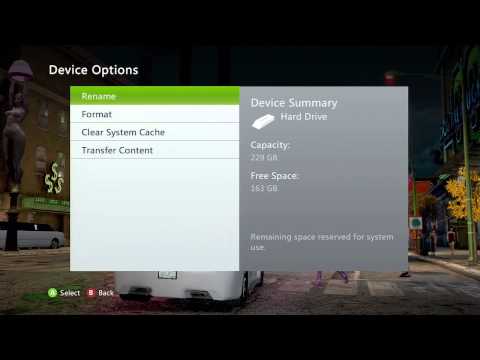 How to Clear Your Xbox 360 HardDrive System Cache