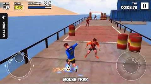 Watch how I scored 2 987 points on my Level 17 Skill Run! #skilltwinsfootballgame @SkillTwins