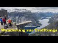 Mit dem Reisemobil durch Norwegen - 8. Etappe Wanderung zur Trolltunga