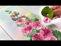 Take your pouring to the next level  hollyhock flower  real plants  ab creative tutorial