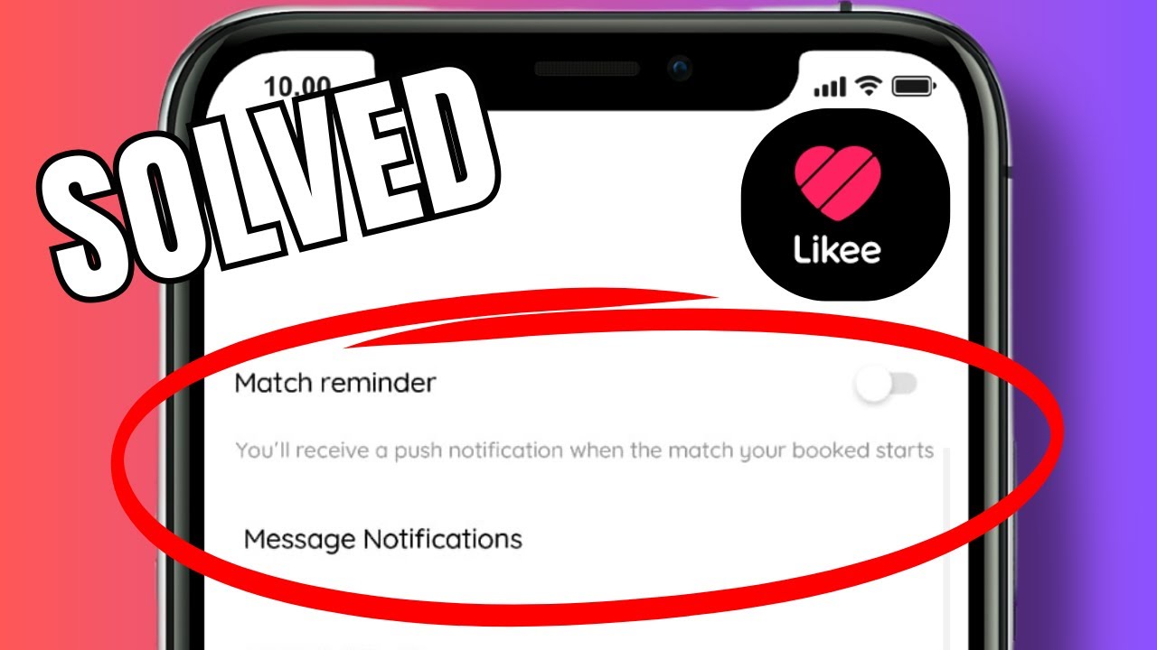 How to turn off message notifications on Likee