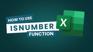 Excel ISNUMBER Function Explained | Easy Formula Tutorial for Beginners