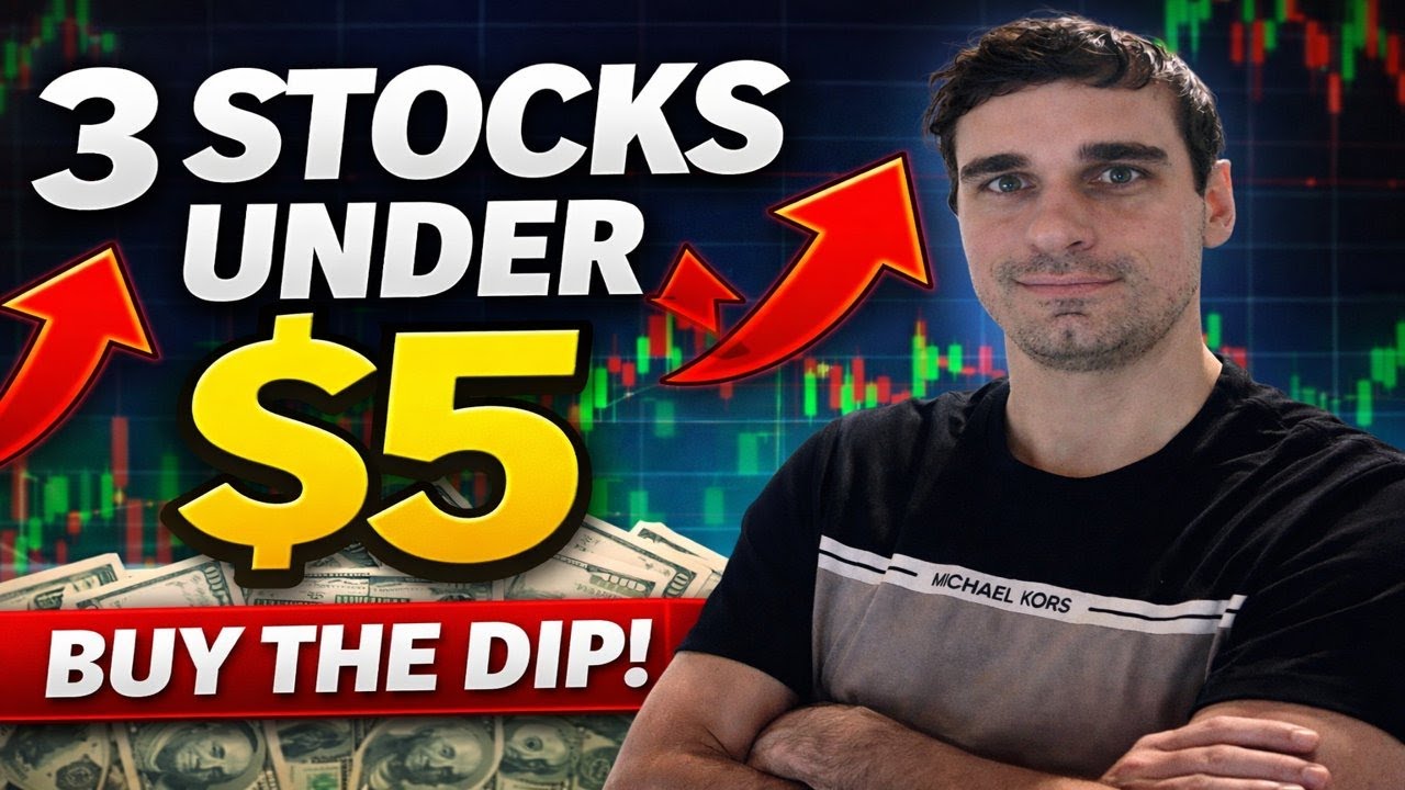 3 акции стоимостью менее 5 долларов с огромным потенциалом роста после этого падения