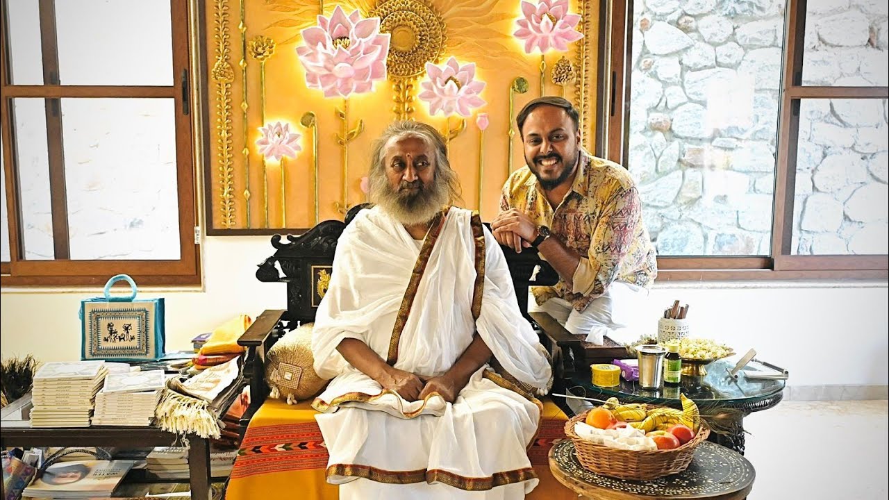 From Painting Gurudev's painting to painting for Gurudev Session with Chitwan Singh Nanda