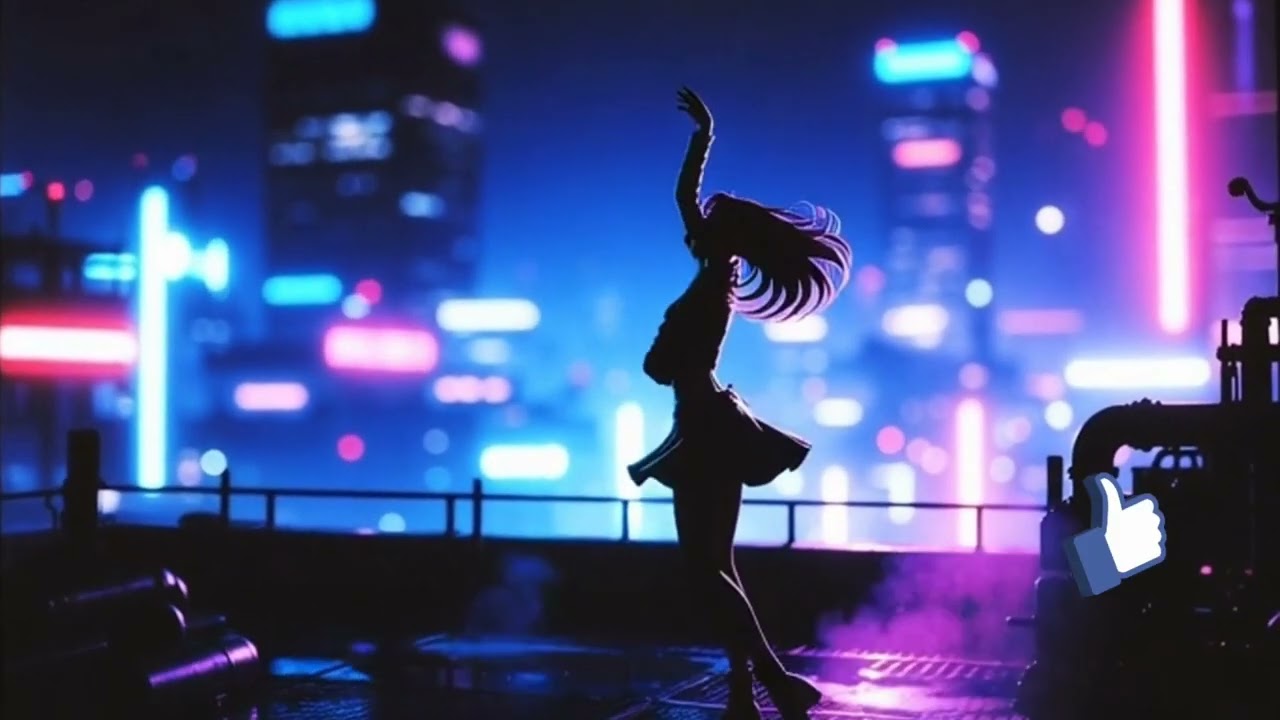 2 Hours Futuristic City Rain | Deep Ambient Music for Sleep & Study