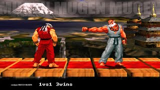 Grand Master Ryu vs Gouken | MUGEN 1vs1