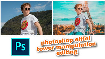 Pc 💻 Photoshop 📷 Eiffel tower🗼 manipulation editing tutorial 👨‍🏫📓 @earlypicture2980