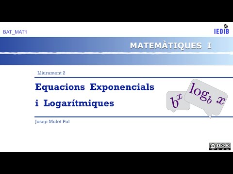 Vídeo: Com Resoldre Equacions Logarítmiques
