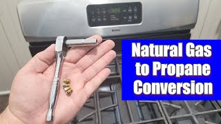How to Convert a Natural Gas Stove to Propane  Kenmore / Frigidaire Natural Gas Stove Conversion