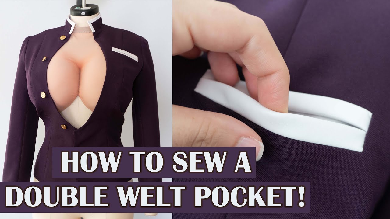 How to Sew a Double Welt Pocket | NDLWRKshop