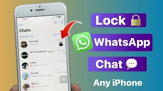 How to LOCK Whatsapp Chat in iPhone - Lock Whatsapp Chat with Face iD or Passcode on any iPhone screenshot 4