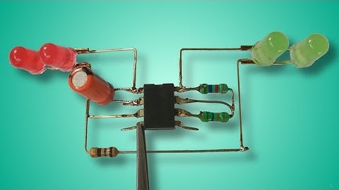 Flip Flop Lighting with 555 IC