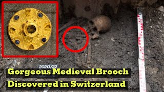 Gorgeous Medieval Gold Brooch was Discovered in a Mass Grave in Switzerland screenshot 5