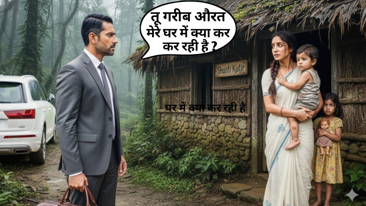 करोड़पति की सूनी हवेली में छिपी थी एक बेघर विधवा और उसके बच्चे — फिर करोड़पति ने जो किया, सब बदल गया