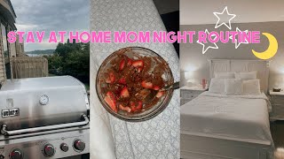 stay at home mom night routine with a toddler