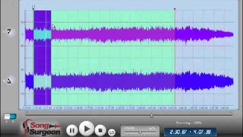 Wav Form Editing Tips for Song Surgeon