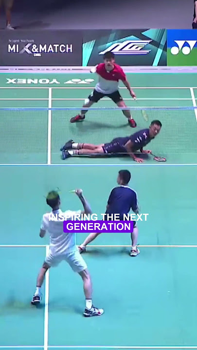 Lin Dan vs Lee Chong Wei REUNION | Greatest Badminton Legends Back On Court!😱#lindan #leechongwei