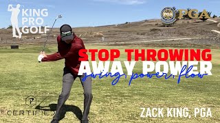 3 killers to "LAG" in your golf swing | Golf Instruction | King Pro Golf Coaching