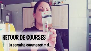 RETOUR DE COURSES # LA SEMAINE COMMENCE MAL  # UPDATE PRODUIT # HAUL ACTION #  ALDI / GRAND FRAIS