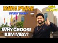 Riim pune  mba review  best mba college in pune  best infrastructure  placement fees tour