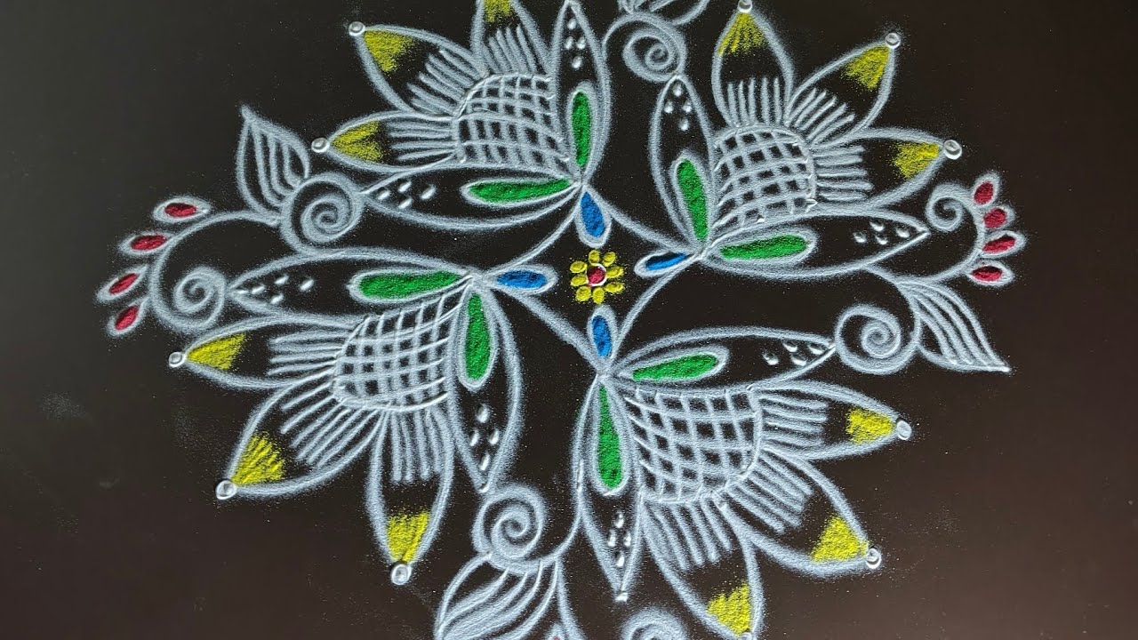 2026 new Rangoli design 🌹//new kolam @tararangoliworld35 