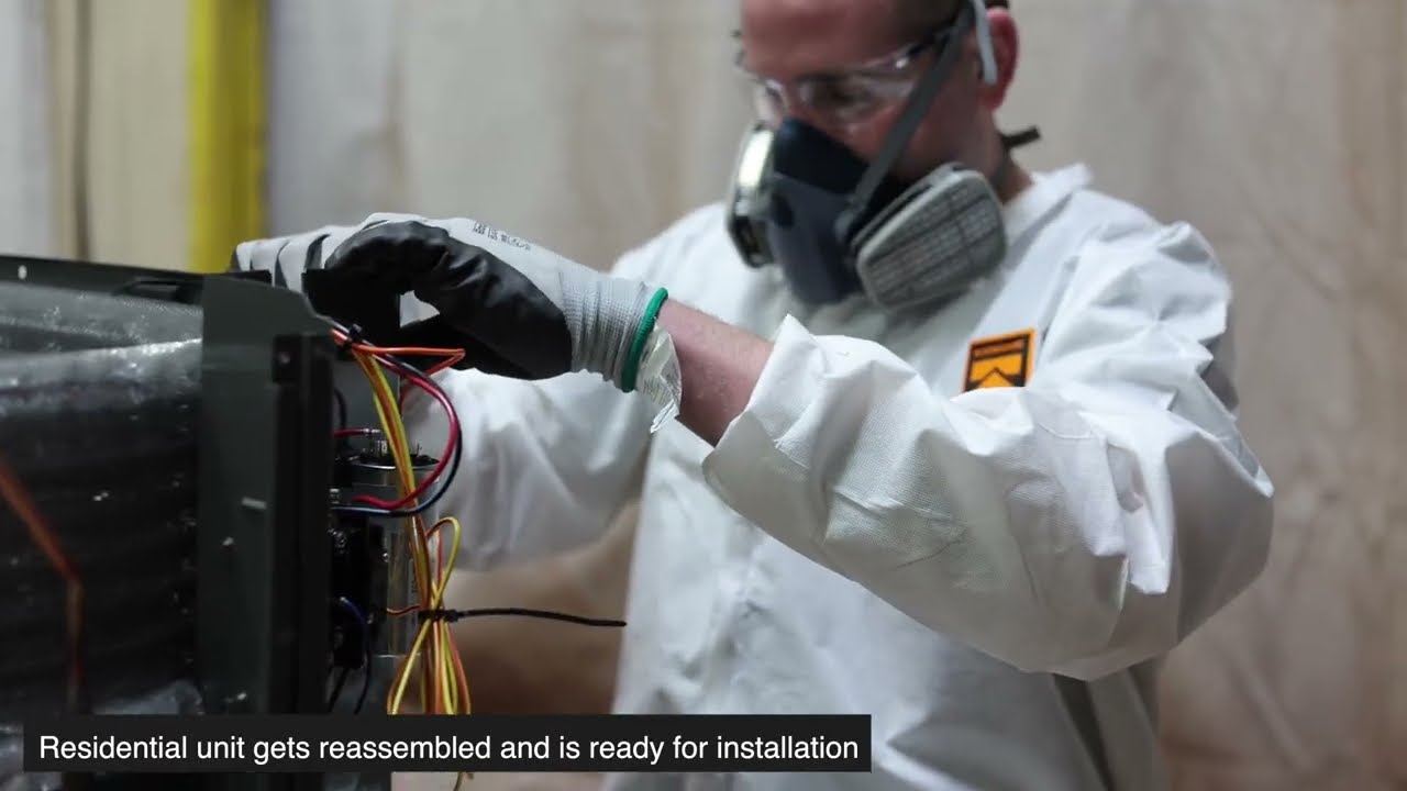 How to apply HereShield to a residential HVAC unit