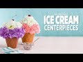 One More Minute: Ice Cream Flower Arrangements
