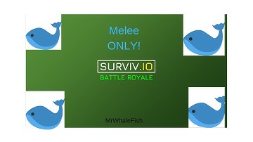 Melee ONLY Challenge! Surviv.io