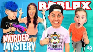 Roblox MURDER MYSTERY Game but In Real Life (FUNhouse Family) MM2 Part 9