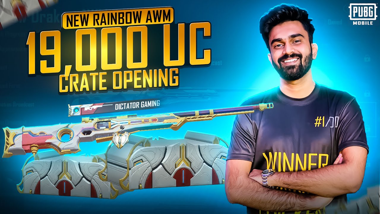 $19,00UC For Rainbow Drake Awm Crate Opening - PUBG Mobile