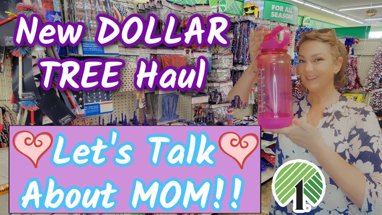 New DOLLAR TREE Haul & MOM UPDATE!! - YouTube