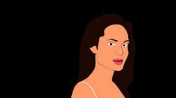 Blenderholic: 2D Animated Angelina Jolie Blender Sequence