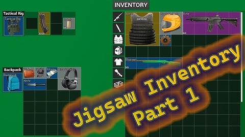 UE4 The basics of Jigsaw Inventory [Part 1] - Introduction