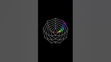 Polyrhythmic Visualization | 7-Polygon Pattern #Polyrhythm #MusicTheory #VisualArt #RhythmMastery